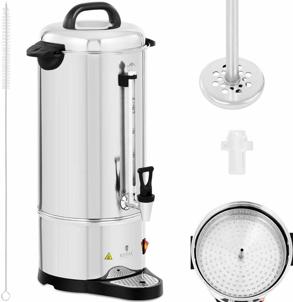 Royal Catering Kavos/arbatos užpiltuvas su čiaupu ir lašintuvu 1200 W 9 l