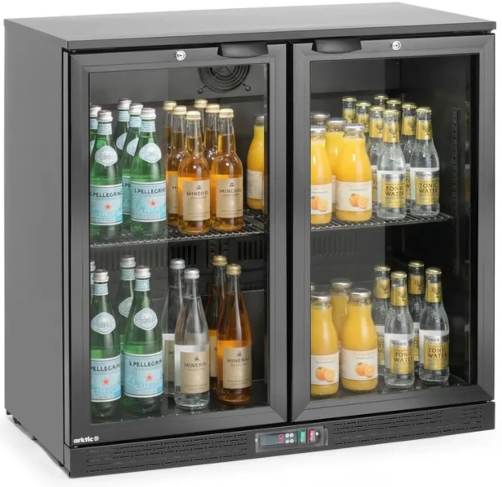 Šaldytuvas Arktic Baro aušintuvas gėrimams, 2 durų, LED, 158 l, 160 W, 90x53x87 cm