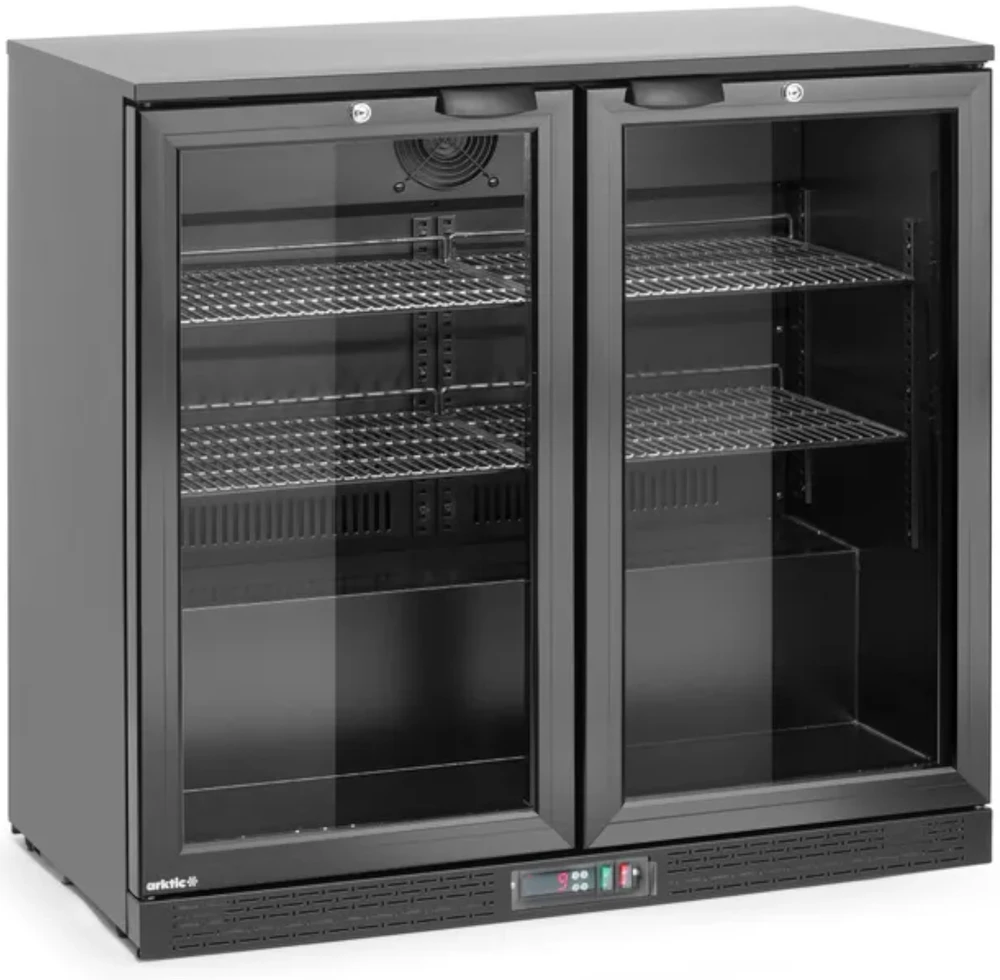 Šaldytuvas Arktic Baro aušintuvas gėrimams, 2 durų, LED, 158 l, 160 W, 90x53x87 cm