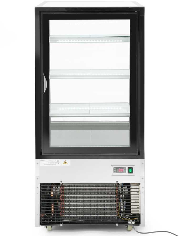 Arktic šaldoma stiklinė vitrina, 3 lentynos, 300 l, 480 W