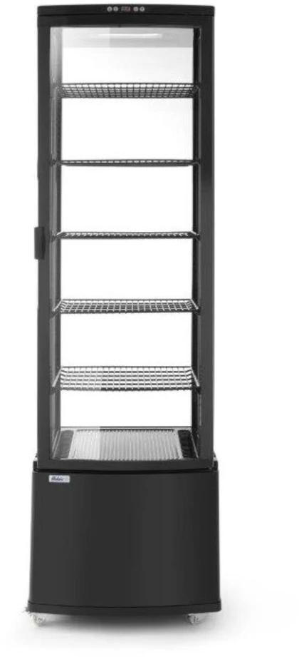 Arktic šaldytas pyragėlių vitrina ant ratukų, 5 lentynos, 270 l, LED - Juoda