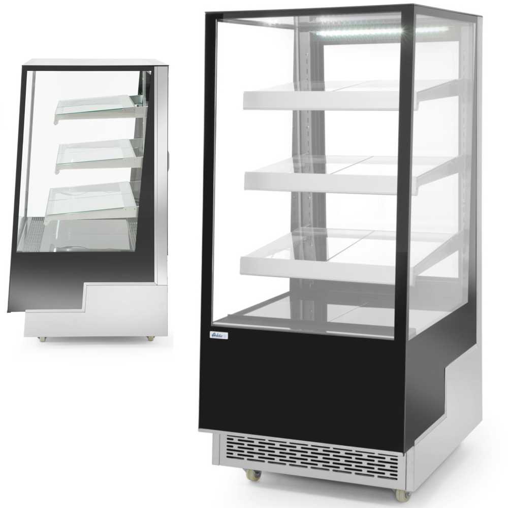 Arktic šaldoma stiklinė vitrina, 3 lentynos, 300 l, 480 W