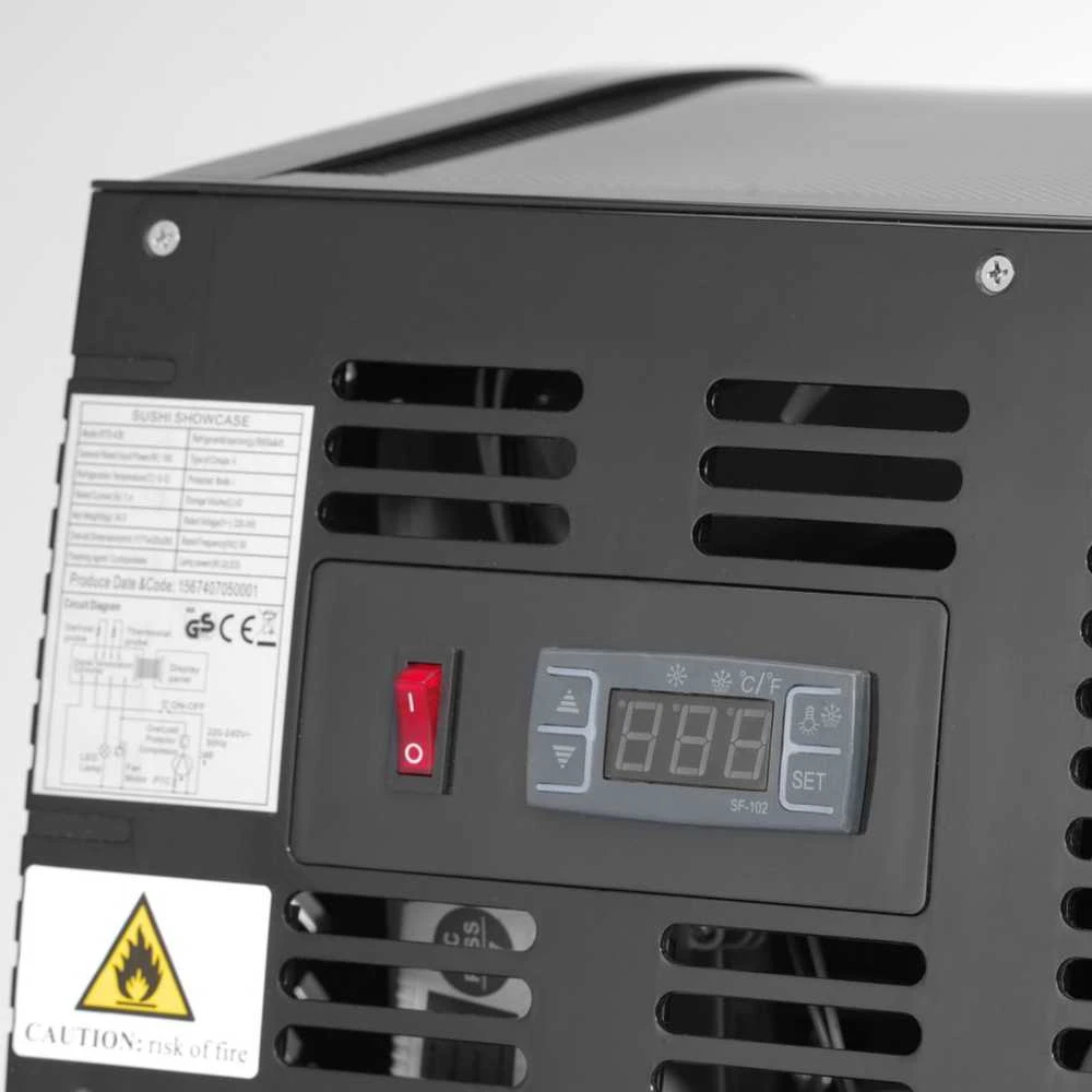 Arktic Šaldomas vitrinos tipo konteineris sušiams 4x GN 1/3 LED 0-12 C 190 W