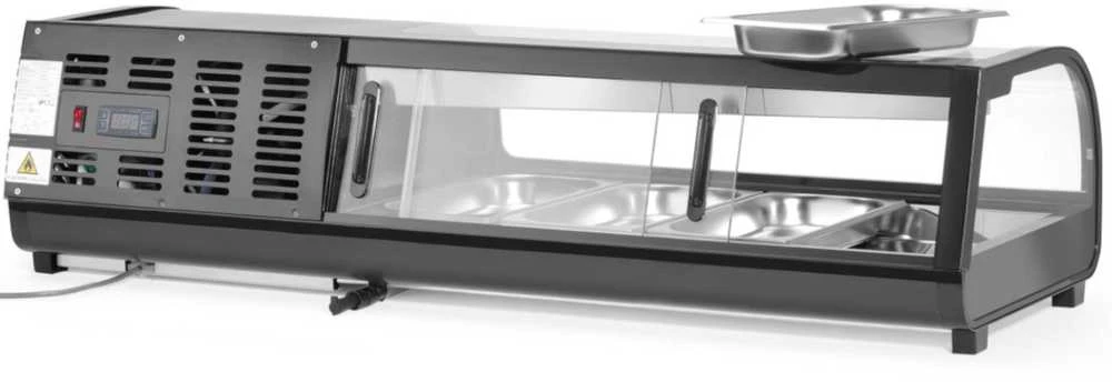 Arktic Šaldomas vitrinos tipo konteineris sušiams 4x GN 1/3 LED 0-12 C 190 W