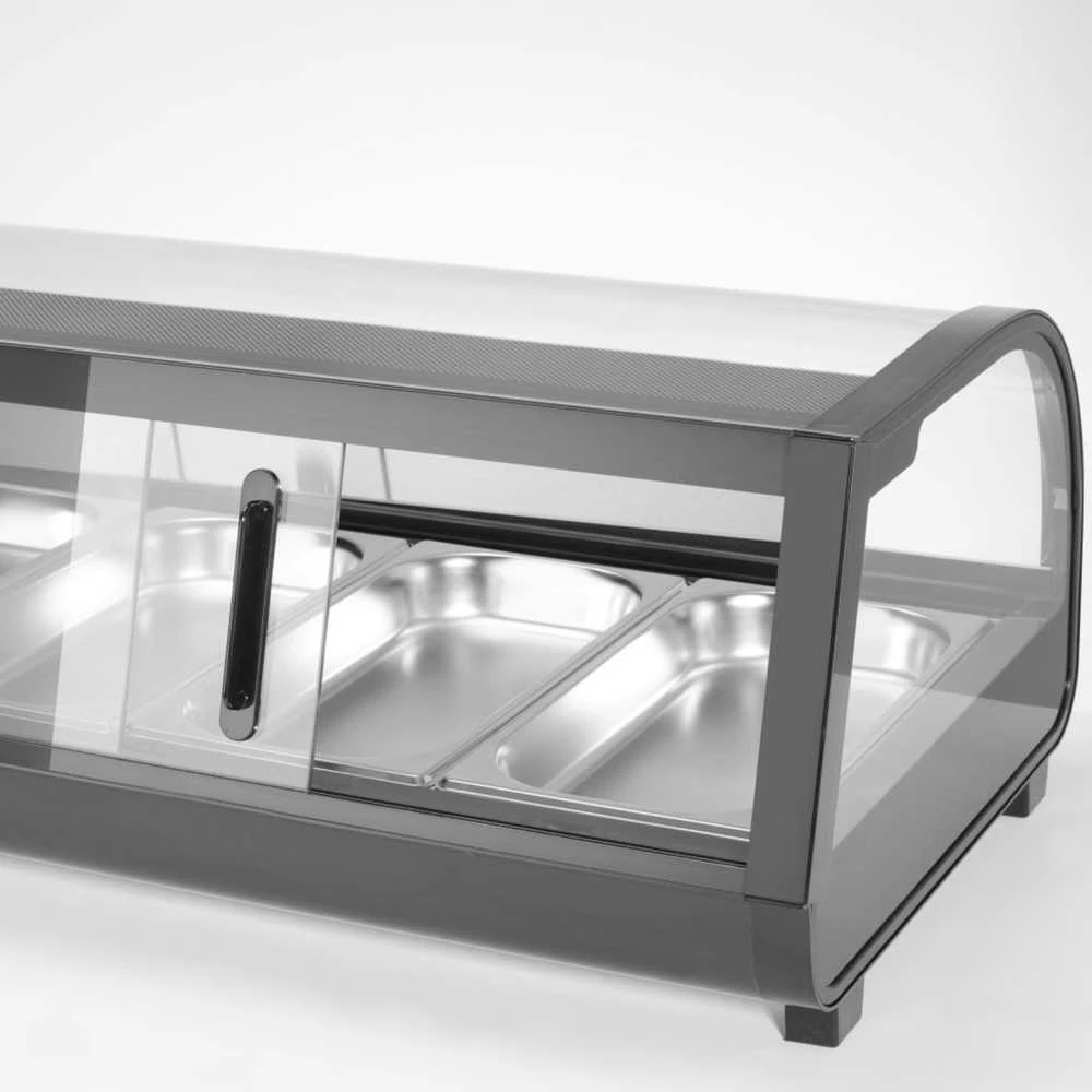 Arktic Šaldomas vitrinos tipo konteineris sušiams 4x GN 1/3 LED 0-12 C 190 W