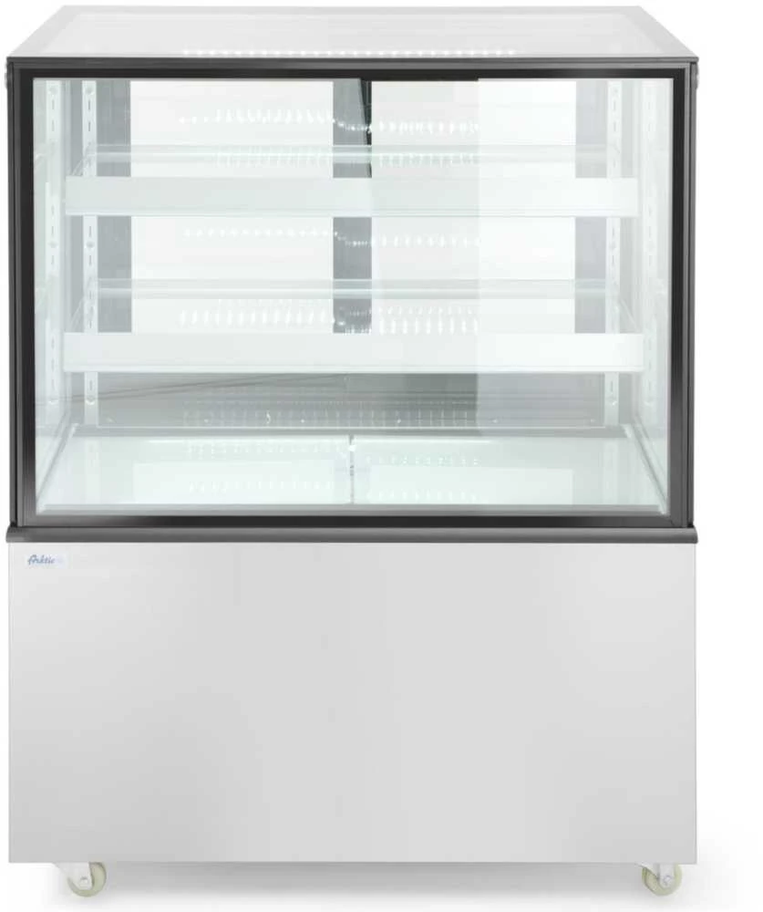 Šaldytuvas Arktic šaldoma stiklinė vitrina, 2 lentynos, 300 l, 480 W