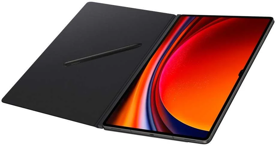 Samsung Galaxy Tab S9+/S9 FE+ Smart Book Cover Juodas
