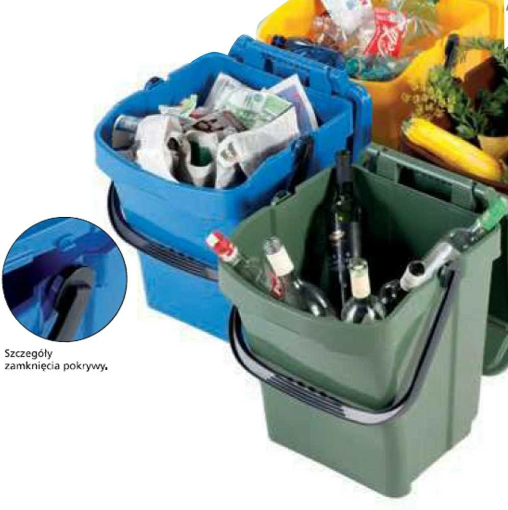 Sartori Ambiente URBA PLUS 40L atliekų rūšiavimo konteineris - geltonas