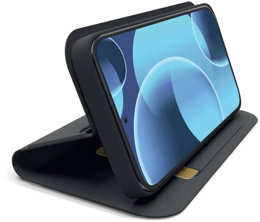 SBS Wallet Smooth dėklas skirtas Xiaomi 17 Pro with Flip – juodos spalvos