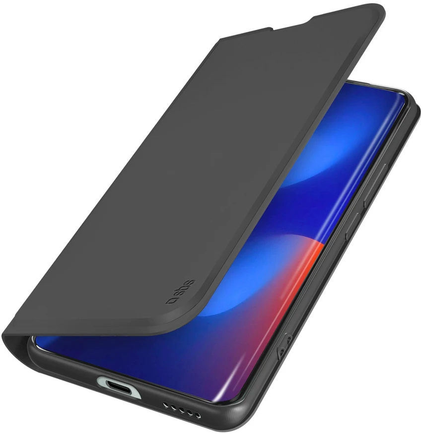 SBS Wallet Smooth dėklas skirtas Xiaomi Redmi Note 15 with Flip – juodos spalvos