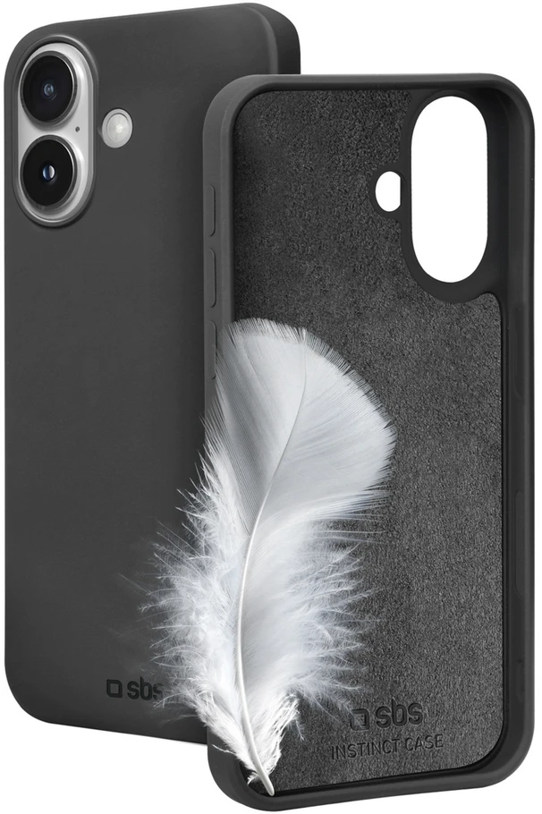 Dėklas Apple iPhone 16 Instinct Cover By SBS Juodas