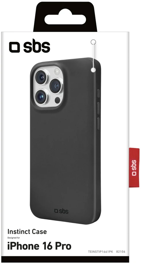 Dėklas Apple iPhone 16 Pro Instinct Cover By SBS Juodas