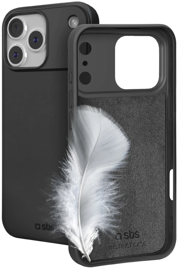 Dėklas SBS Instinct Case for iPhone 17 Pro Max - Juodas