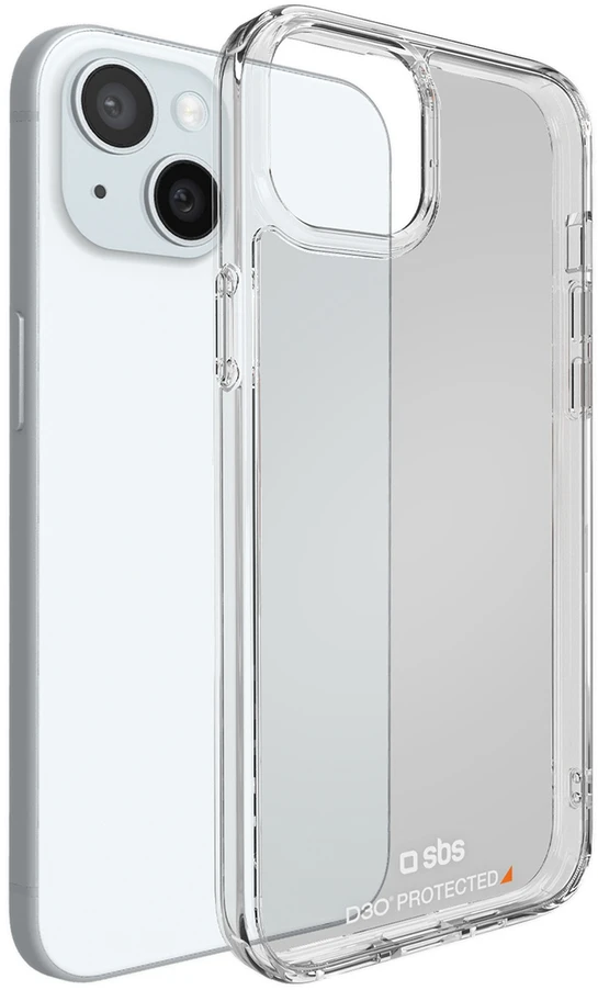 SBS D3O Apple iPhone 15 Case – dėklas telefonui skaidrus