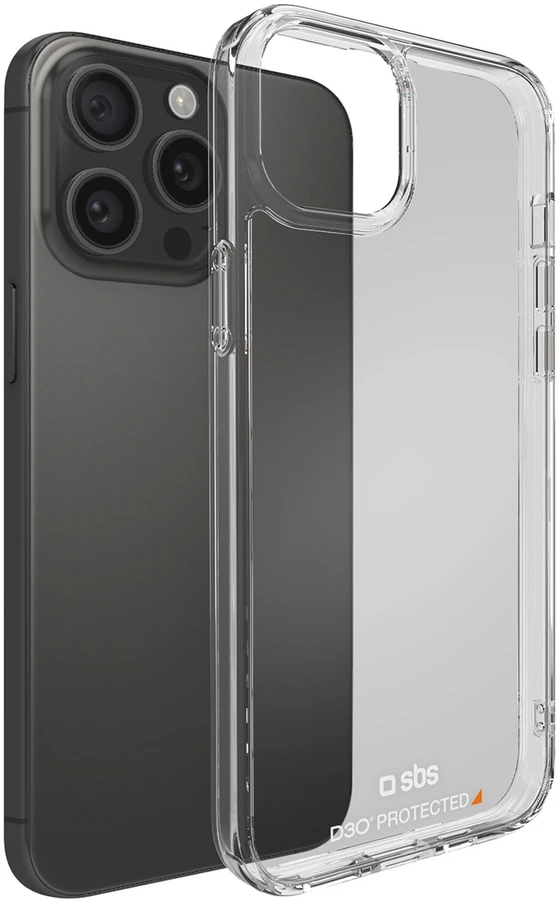 SBS D3O Apple iPhone 15 Pro Max Case – dėklas telefonui skaidrus