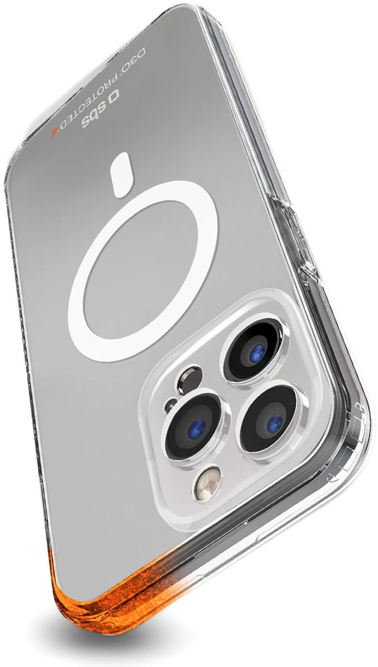 Dėklas SBS D3O MagSafe Apple iPhone 15 Pro Max – skaidrus