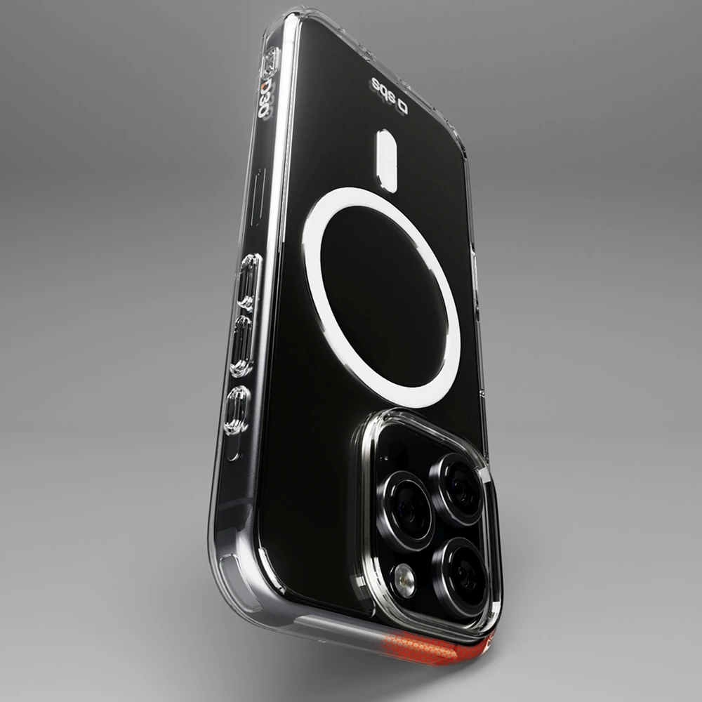 SBS Extreme Mag D3O MagSafe Apple iPhone 16 Pro – dėklas telefonui skaidrus