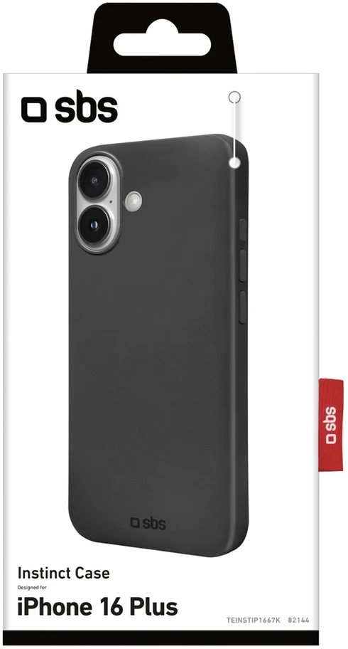 SBS Instinct Case for iPhone 16 Plus - Juodas