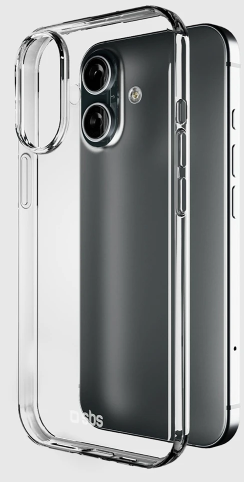 SBS plonas dėklas, skirtas iPhone 16 Plus - permatomas