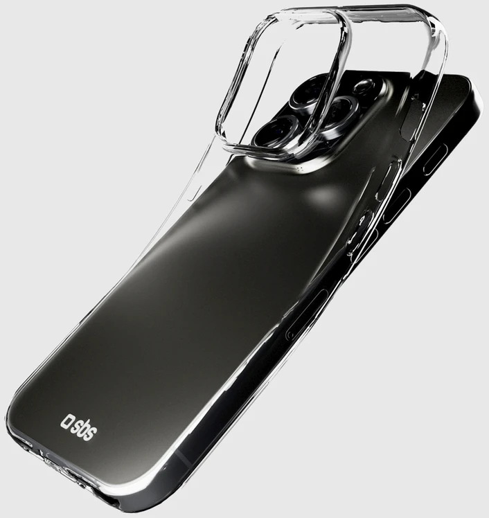SBS plonas dėklas, skirtas iPhone 16 Pro – permatomas
