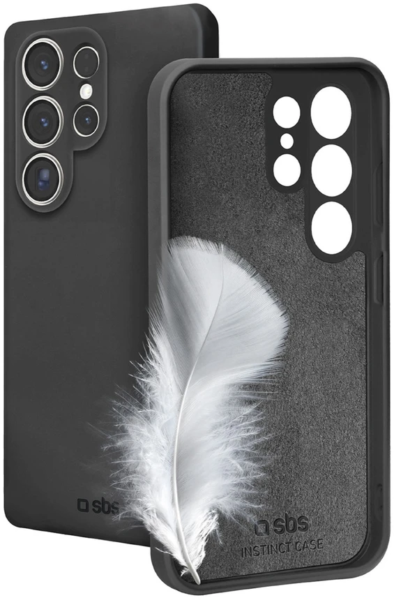 SBS Instinct dėklas skirtas Samsung Galaxy S25 Ultra – juodos spalvos