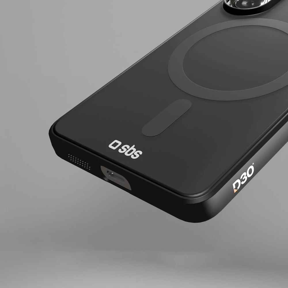Dėklas SBS Full Active Case D3O samsung Samsung Galaxy S26, MagSafe Compatible – juodos spalvos