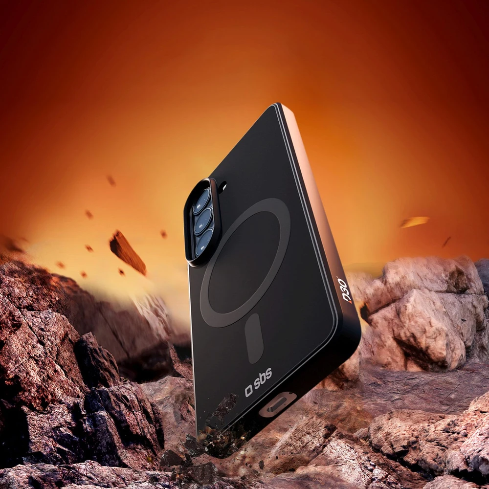 Dėklas SBS Full Active Case D3O samsung Samsung Galaxy S26, MagSafe Compatible – juodos spalvos