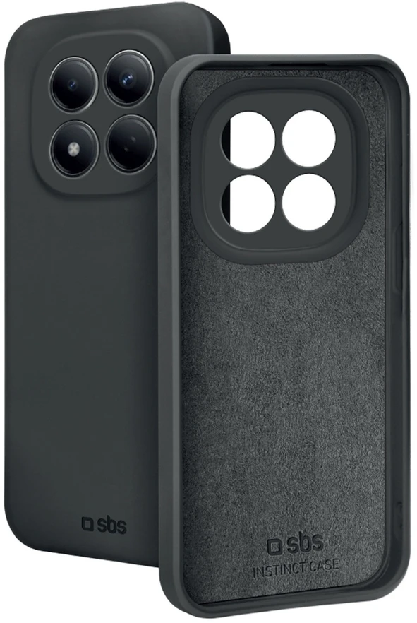 SBS Instinct dėklas skirtas Xiaomi Redmi Note 15 Pro 4G – juodos spalvos