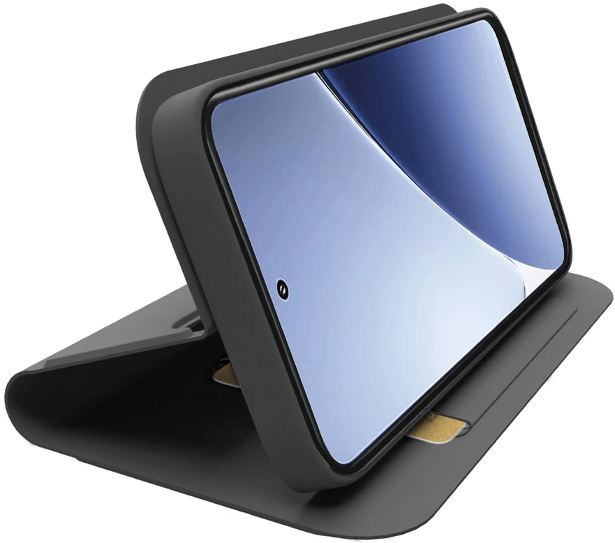 SBS Wallet Smooth dėklas skirtas Xiaomi 15 Pro with Flip – juodos spalvos