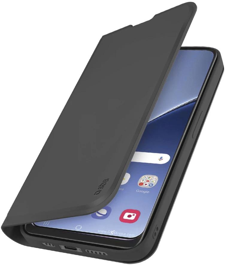 SBS Wallet Smooth dėklas skirtas Xiaomi 15 Pro with Flip – juodos spalvos