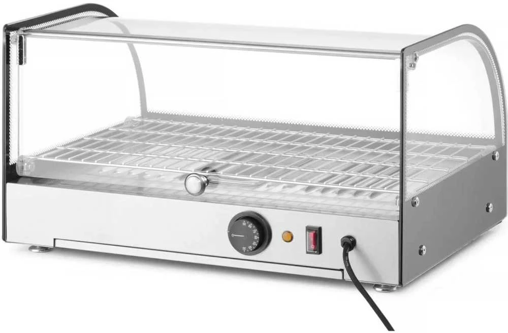 Šildomas vitrinas karštam maistui rodyti 1 x GN1/1 400W - Hendi 273982