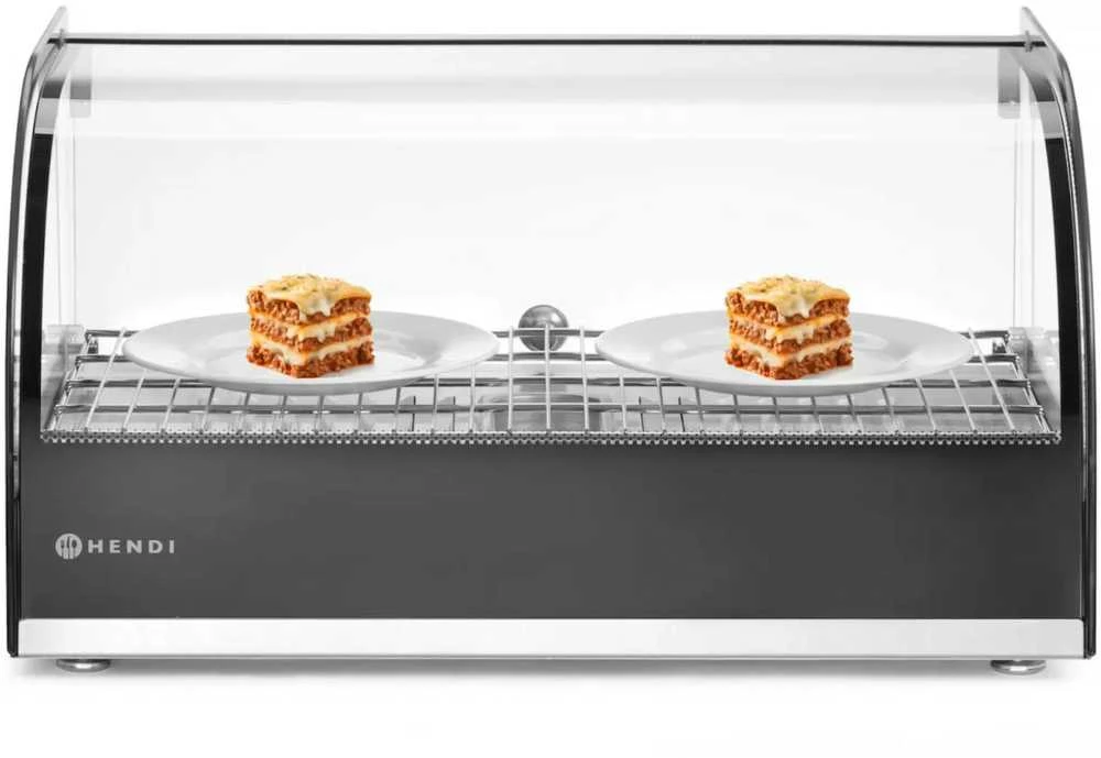 Šildomas vitrinas karštam maistui rodyti 1 x GN1/1 400W - Hendi 273982
