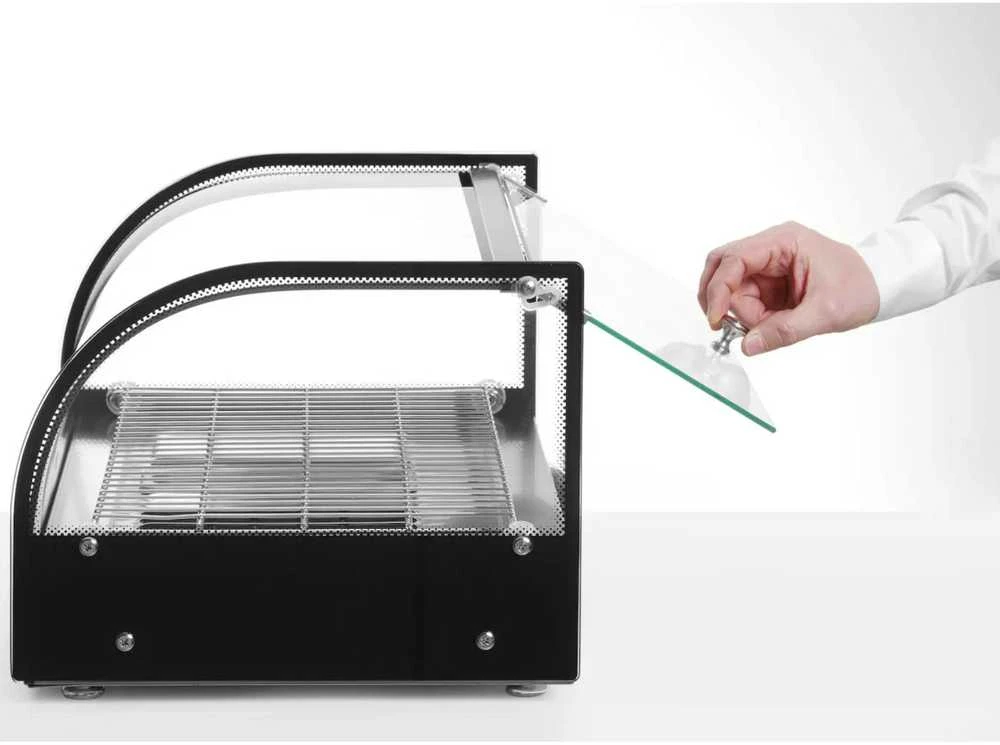 Šildomas vitrinas karštam maistui rodyti 1 x GN1/1 400W - Hendi 273982