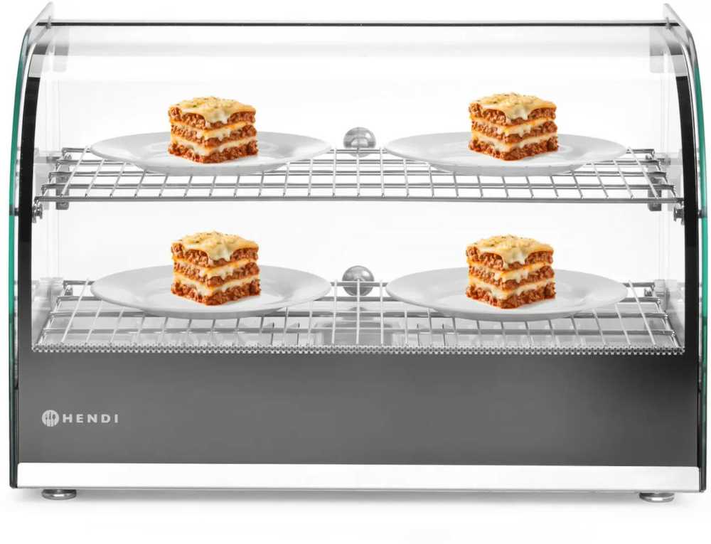 Šildoma vitrina maistui 800W - Hendi 273999
