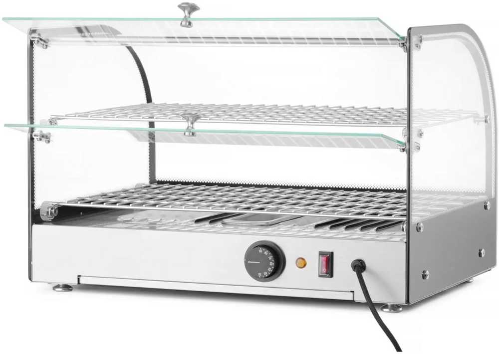 Šildoma vitrina maistui 800W - Hendi 273999