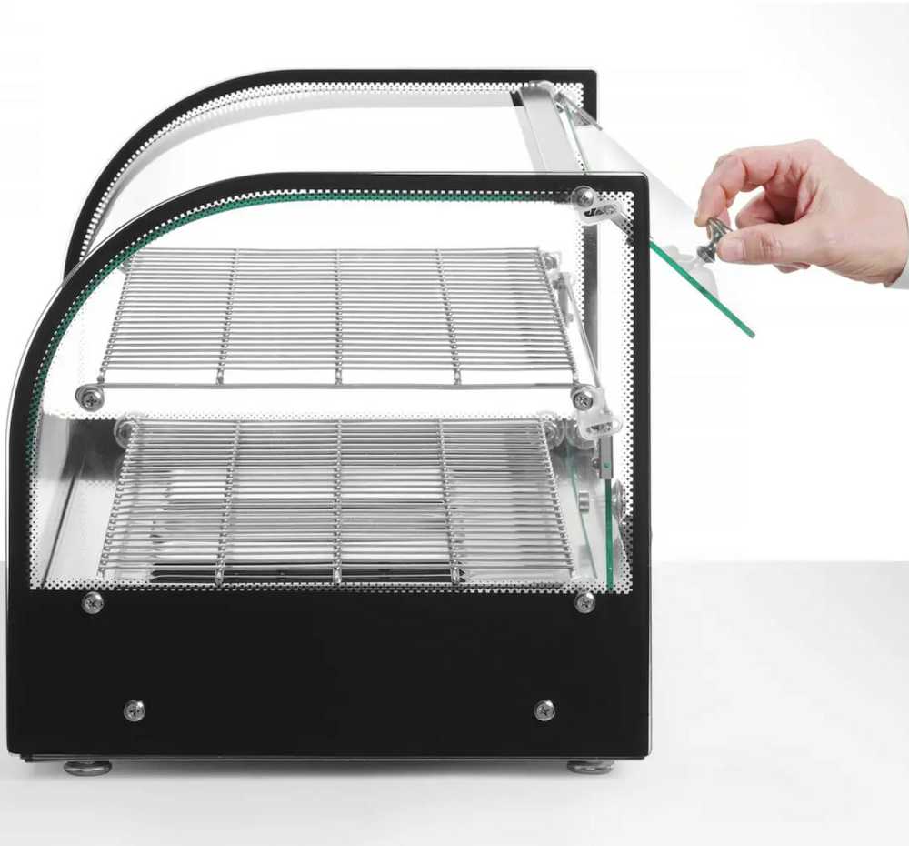 Šildoma vitrina maistui 800W - Hendi 273999