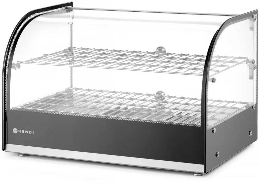 Šildoma vitrina maistui 800W - Hendi 273999