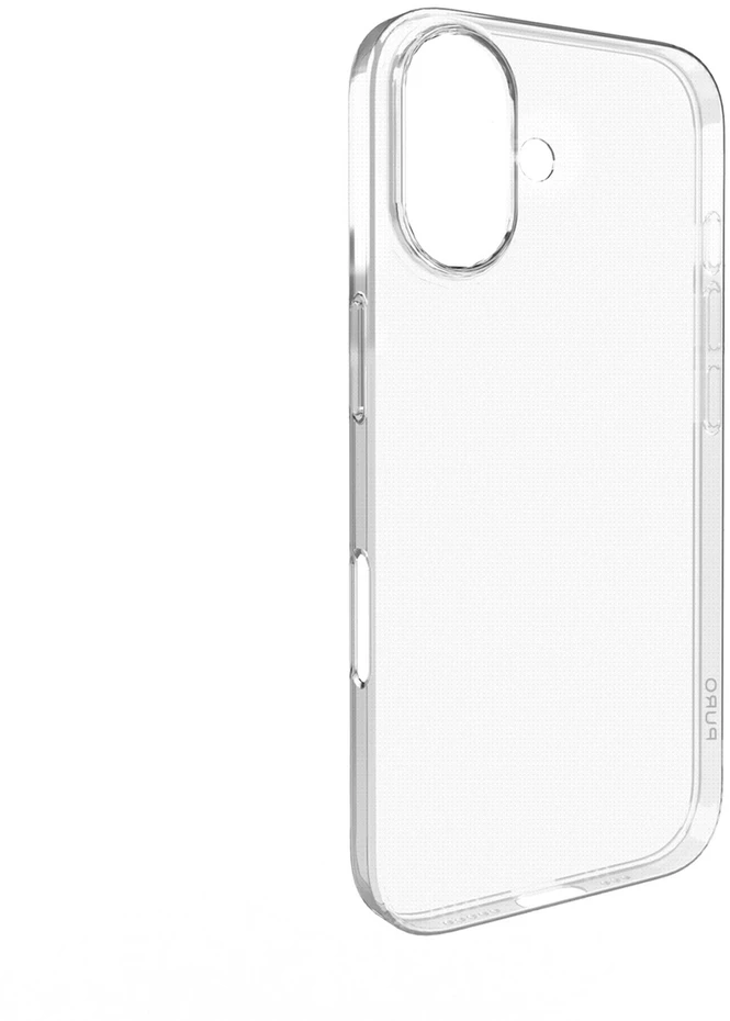 Silikoninis Puro 03 Nude Apple iPhone 16 – dėklas telefonui skaidrus