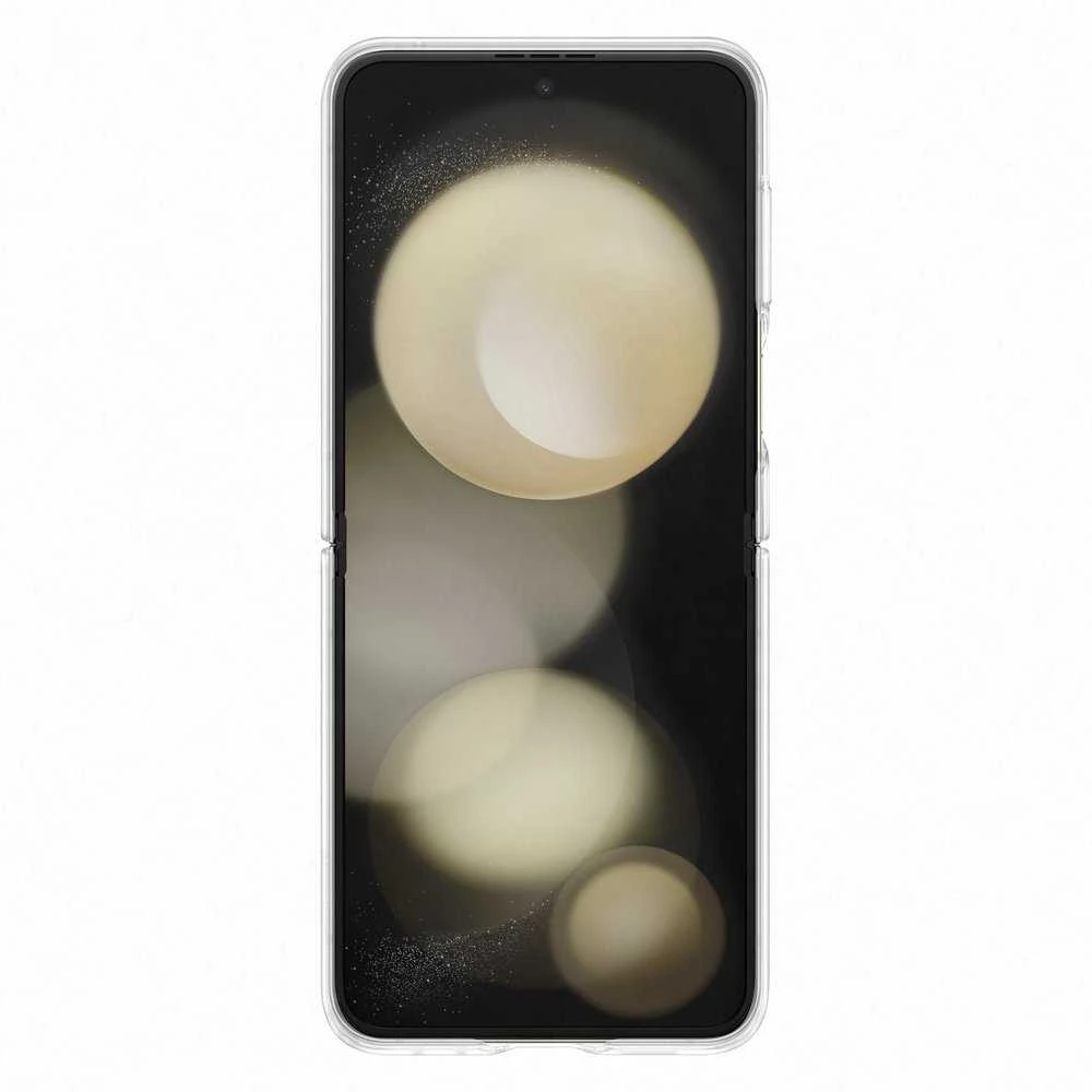 ZF731CTE FlipSuit dėklas, skirtas Samsung Galaxy Flip 5, skaidrus (permatomas)