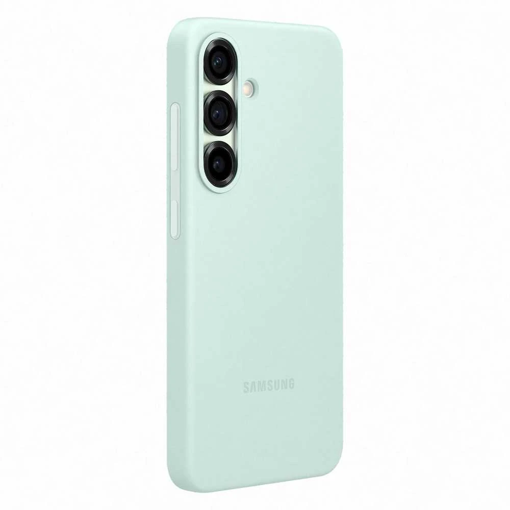 Samsung Galaxy S25 silikoninis dėklas mėtinis