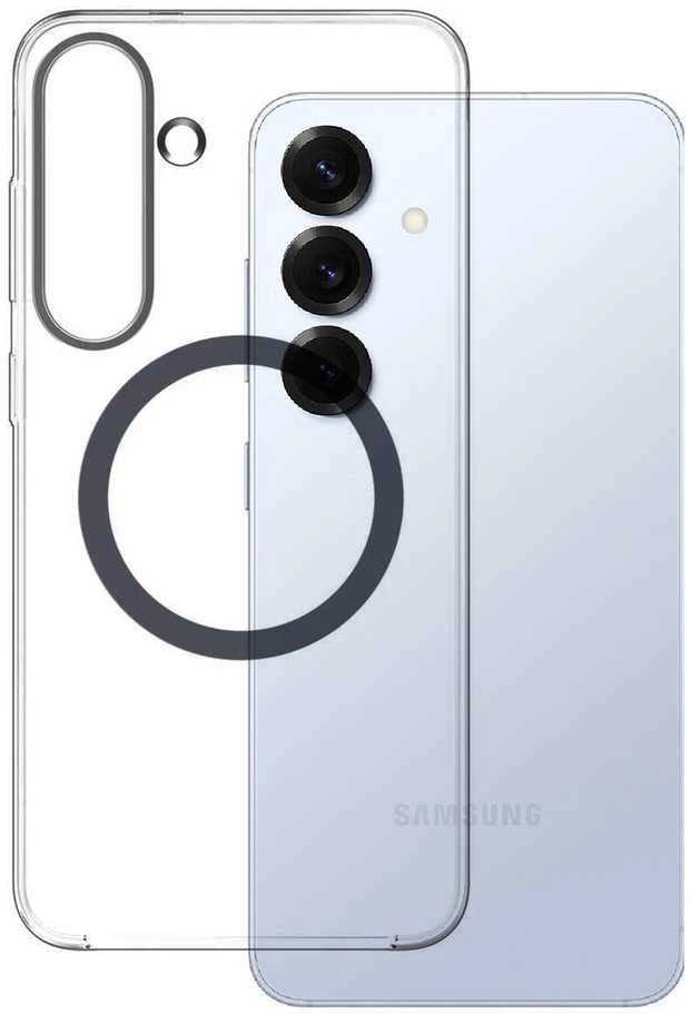 Dėklas Spigen „Samsung Galaxy S25+“ skaidrus magnetinis dangtelis, skaidrus