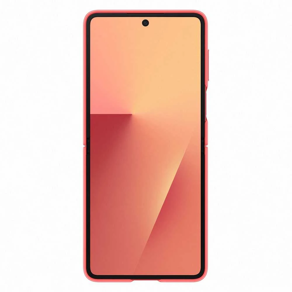 PF766TREGWW žiedinis dėklas (silikoninis) Samsung Galaxy Flip7, Raudona