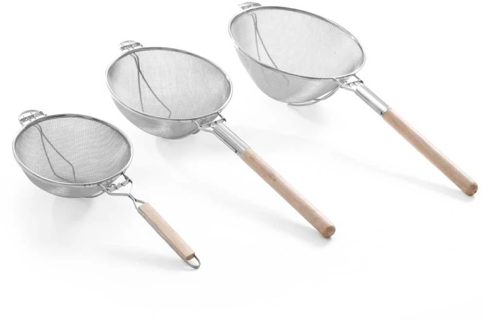 Profesionalus sietelis su dvigubu tinkleliu, plieno skersmuo. 260 mm – Hendi 639009