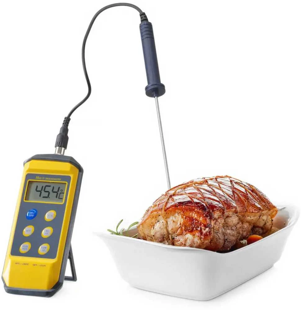 Virtuvinės svarstyklės Skaitmeninis HACCP gastronominis termometras su zondu ant laido - Hendi 271407