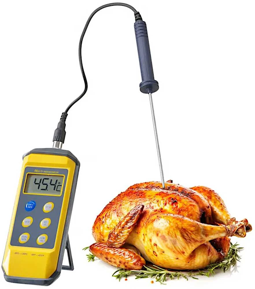 Virtuvinės svarstyklės Skaitmeninis HACCP gastronominis termometras su zondu ant laido - Hendi 271407