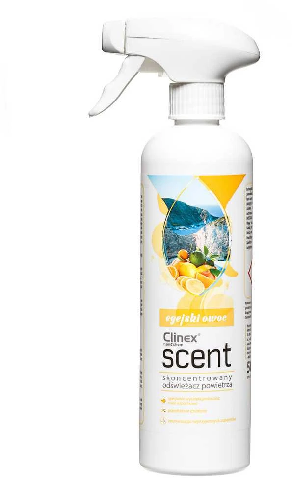 Koncentruotas oro gaiviklis purškiamas ant paviršių CLINEX Scent - Aegean Fruit 500ml