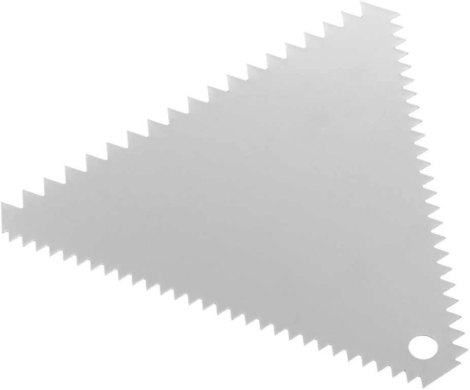 Trikampis konditerijos grandiklis, DAŽOTAS, nerūdijantis plienas 110x110mm - HENDI 554227