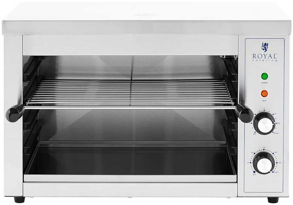 Royal Catering Salamander skrudintuvas skrudinta duona troškiniams 50-300 C 3000 W