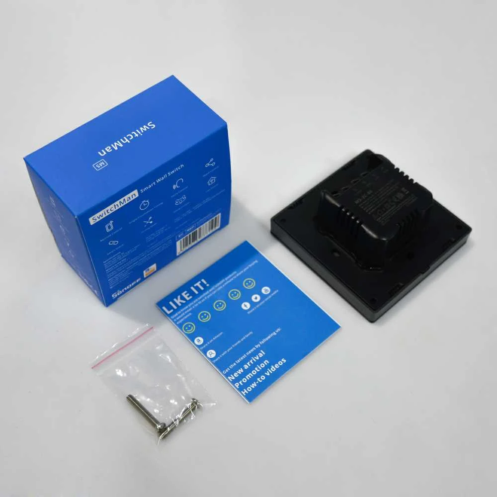 Sonoff SwitchMan M5 Wifi 2 klavišų jungiklis 86mm pločio M5-2C-86