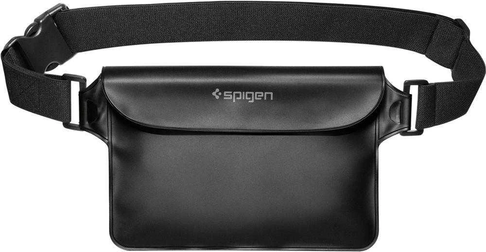 Spigen Aqua Shield A621 vandeniui atsparus dėklas hip bag + floating – juodas